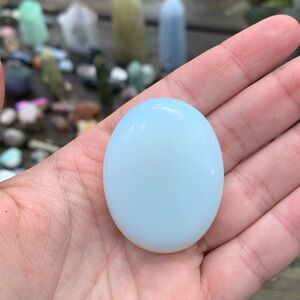 Cleansed Healing Crystal Palm Stone